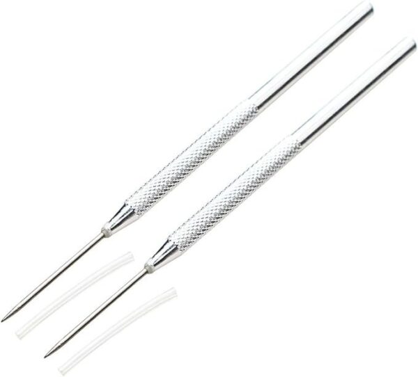 2 Piece Clay Needle Tools, Ceramic Detail Tools, Clay Modeling Sculpture Playdough Pro Needle Detail Tools - Image 2